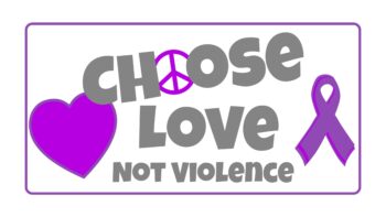 Domestic Abuse Awareness License Plate Car Tags